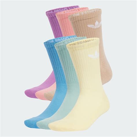 adidas trefoil sokken|Trefoil Cushion Crew Socks 6 Pairs .